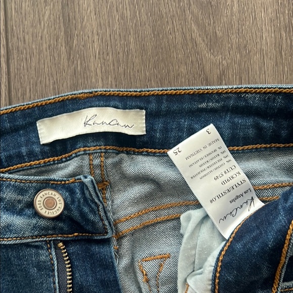 KANCAN Blue Distressed Women Jeans leopard details 3 / 25 - Picture 2 of 3